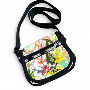 NWOT LeSportsac Small Crossbody Bag Tropical Floral Print